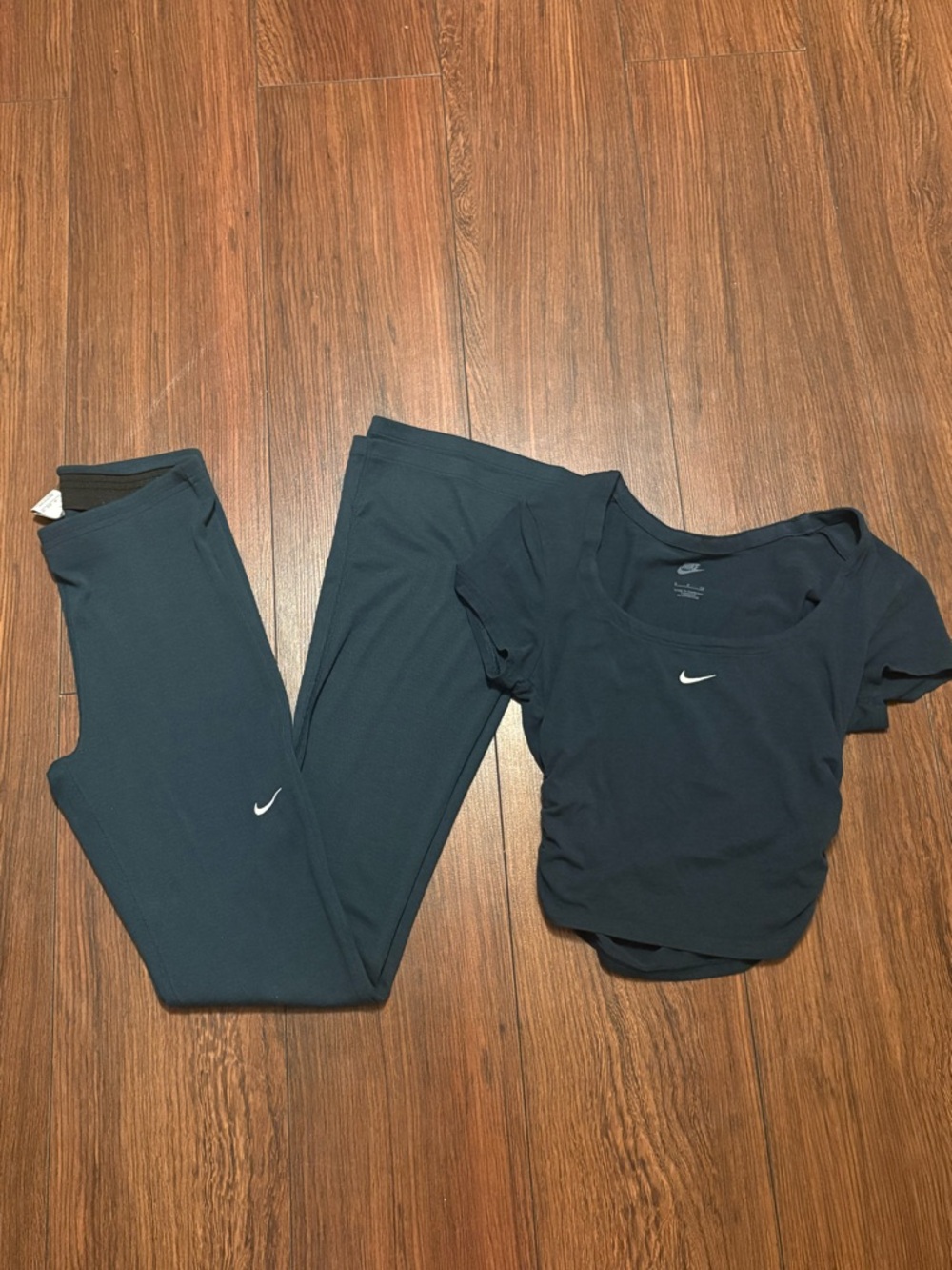 Nike Navy Top and Leggings Set